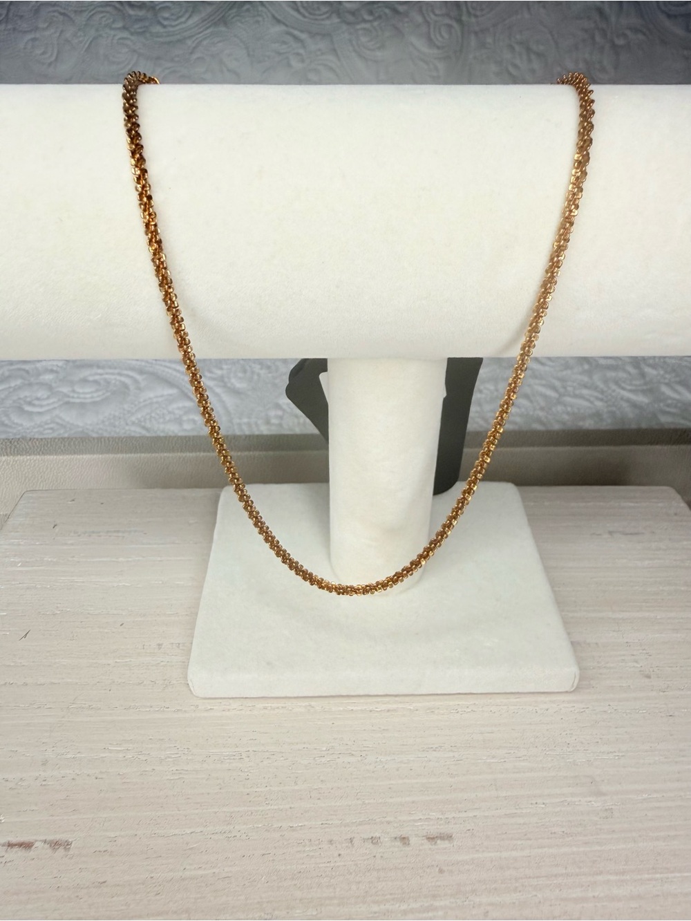 belk Silverworks 24kt gold plate Warm Gold Rope Necklace